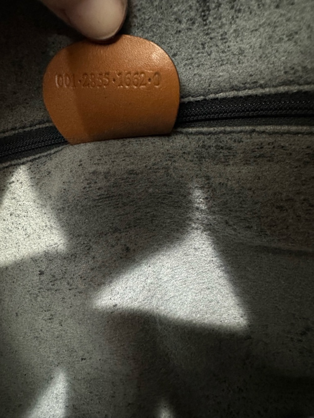 Vintage Gucci Alphabet Print Canvas Shoulder Bag Bamboo Charm Y2K Italy - Picture 9 of 12